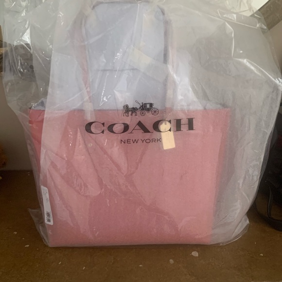 Coach Town Tote coral - Picture 5 of 6